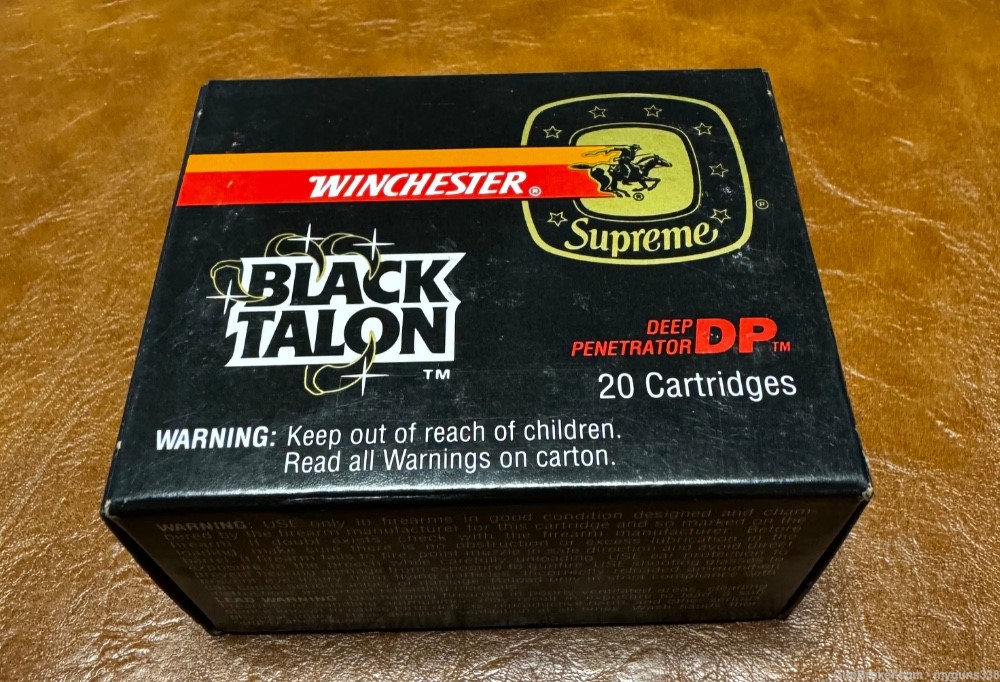 Winchester Black Talon .44 Magnum Has Never Been Handled Since Purchased!-img-1