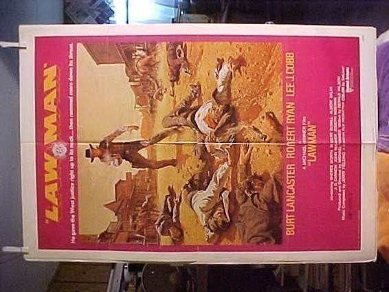 Lawman - Burt Lancaster theatre poster-img-0