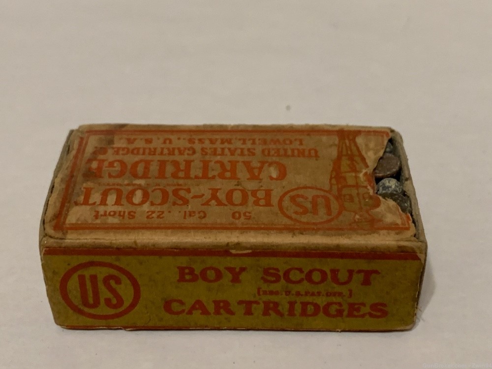 Scarce and Rare! United States Cartridge Co 22 Short Boy Scout -img-4