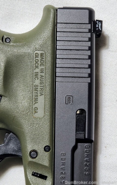 Glock 19 Gen 4 w/ backstraps and 7 magazines OD Green frame-img-10