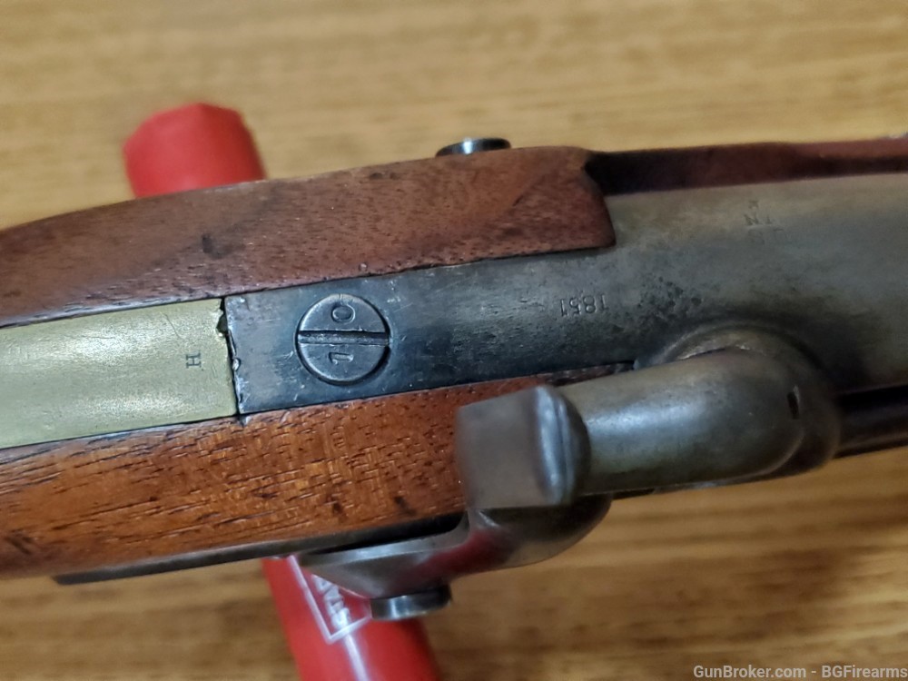 US Haston & Co. 1851 Percussion Pistol .61 caliber No Reserve $.01 start-img-36