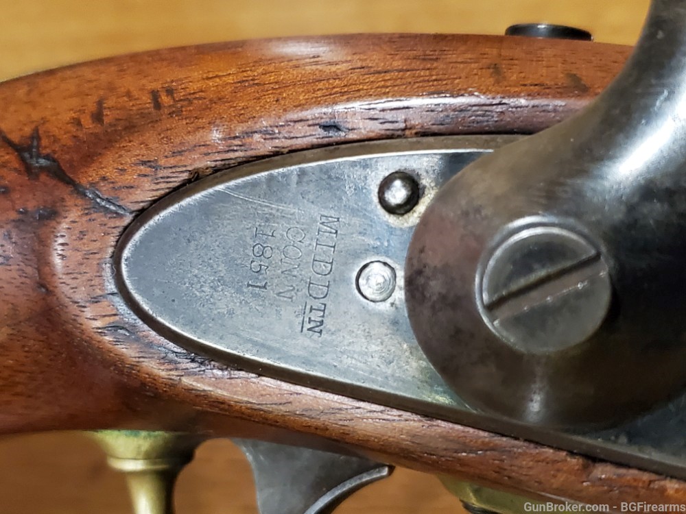 US Haston & Co. 1851 Percussion Pistol .61 caliber No Reserve $.01 start-img-4