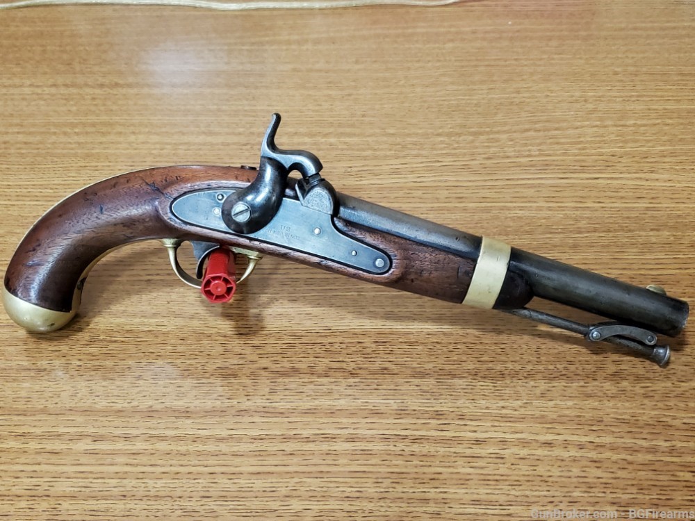 US Haston & Co. 1851 Percussion Pistol .61 caliber No Reserve $.01 start-img-0