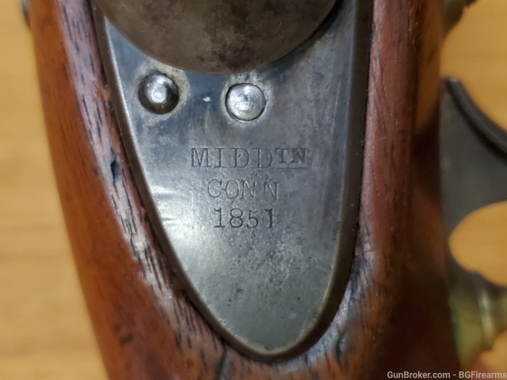 US Haston & Co. 1851 Percussion Pistol .61 caliber No Reserve $.01 start-img-14