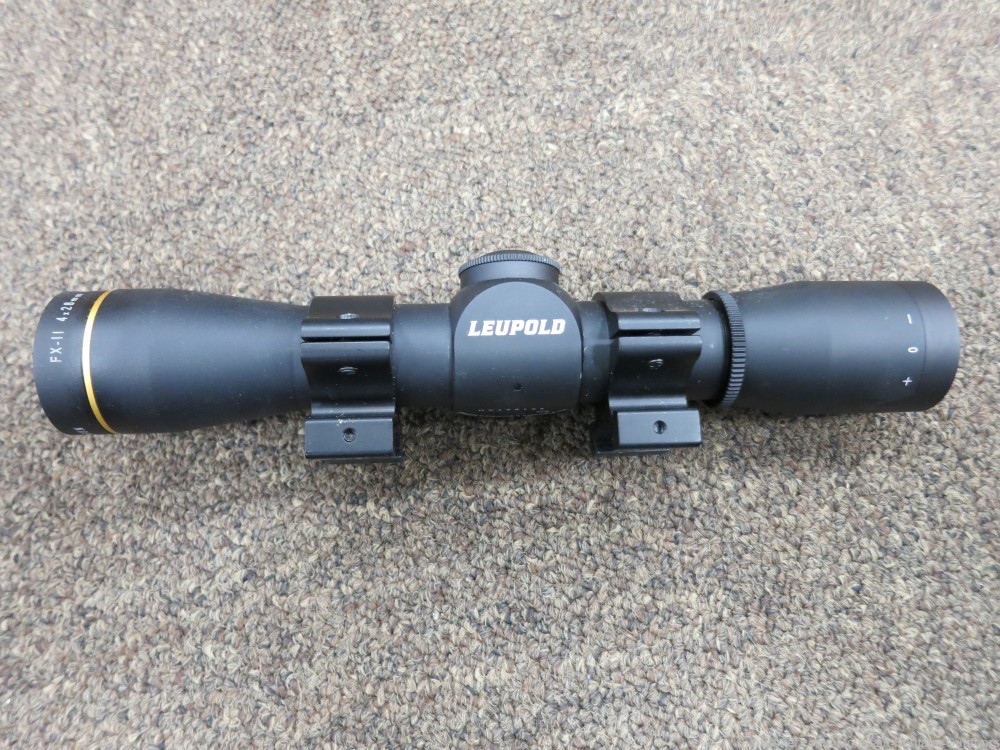 Leupold Riflescope FX-II 4X28 Handgun Scope Duplex Matte-img-0