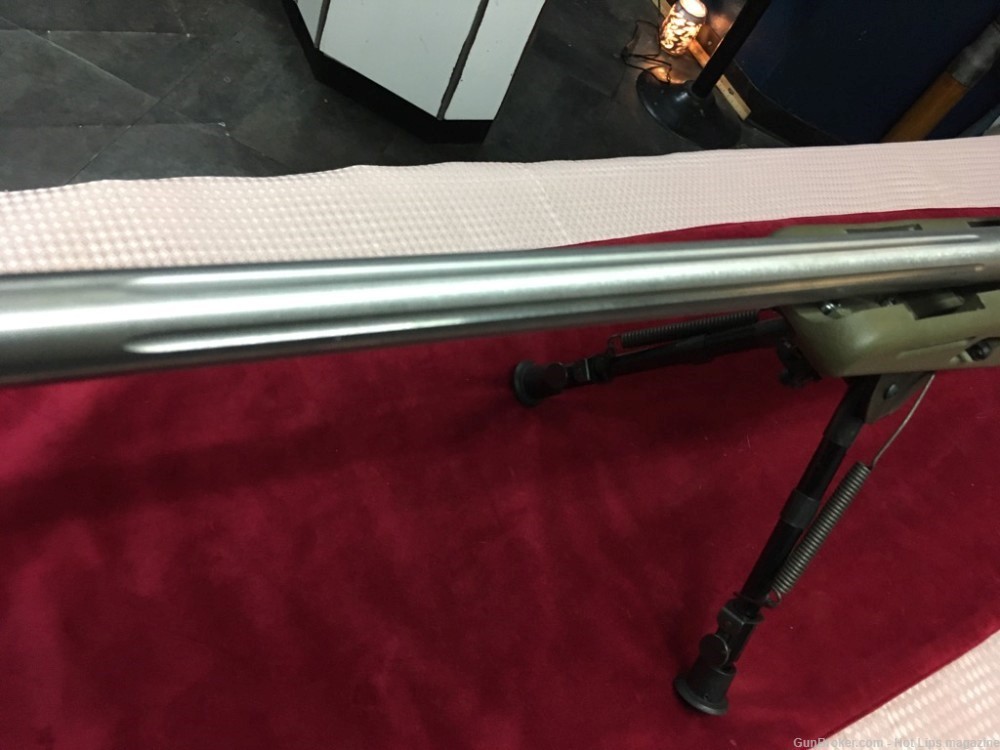 Savage model 12 Sniper Rifle with stainless fluted barrel in .308-img-5