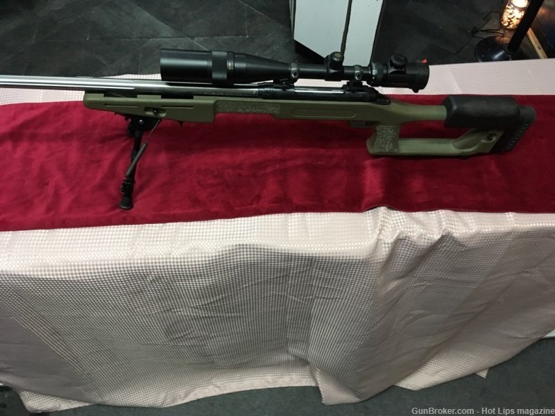 Savage model 12 Sniper Rifle with stainless fluted barrel in .308-img-1