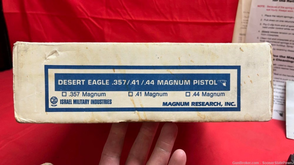 Magnum Research Desert Eagle 41 Mag 6.00" Semi-Auto Pistol IMI 1988-img-27