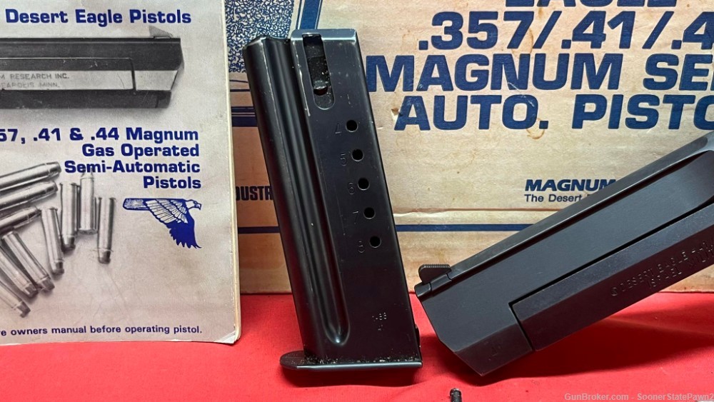 Magnum Research Desert Eagle 41 Mag 6.00" Semi-Auto Pistol IMI 1988-img-9