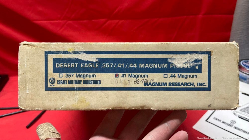 Magnum Research Desert Eagle 41 Mag 6.00" Semi-Auto Pistol IMI 1988-img-28