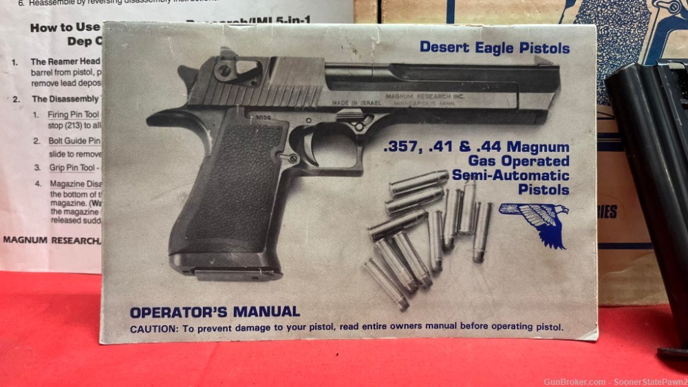 Magnum Research Desert Eagle 41 Mag 6.00" Semi-Auto Pistol IMI 1988-img-8