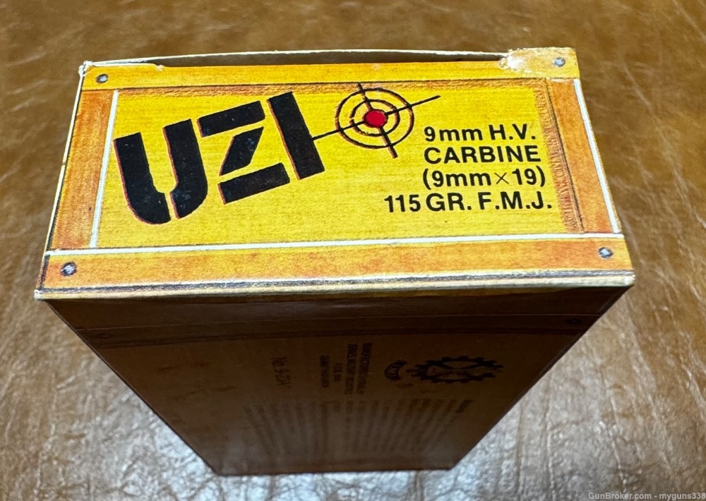 UZI IMI 9mm "Carbine Only” Vintage Ammo -img-5