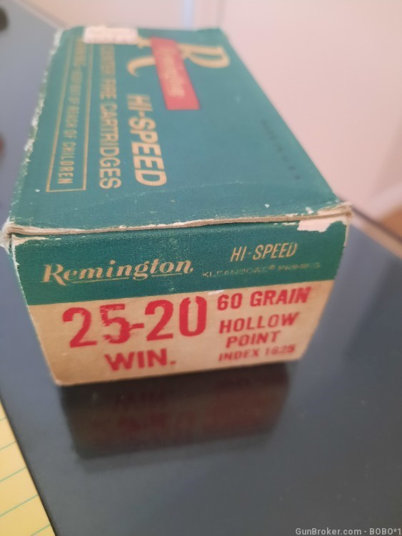 Remington 25-20 60 gr hollow point 50 rd free shipping-img-0