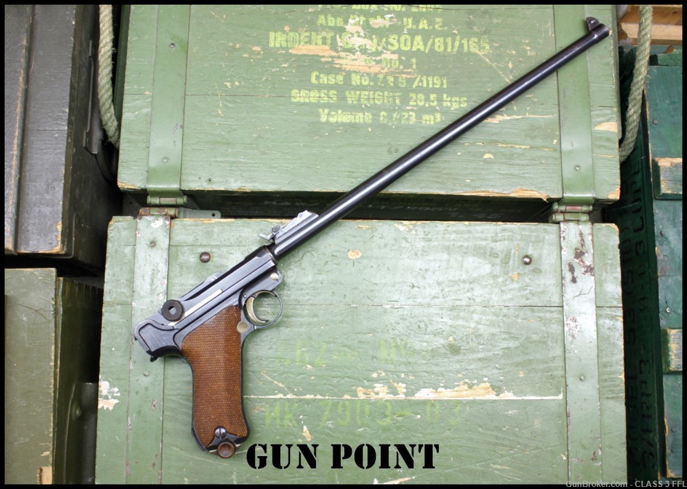 Ultra Rare Specimen Of Mid 1920s Luger 16” Long Barrel 7.65mm Matching SN  -img-42