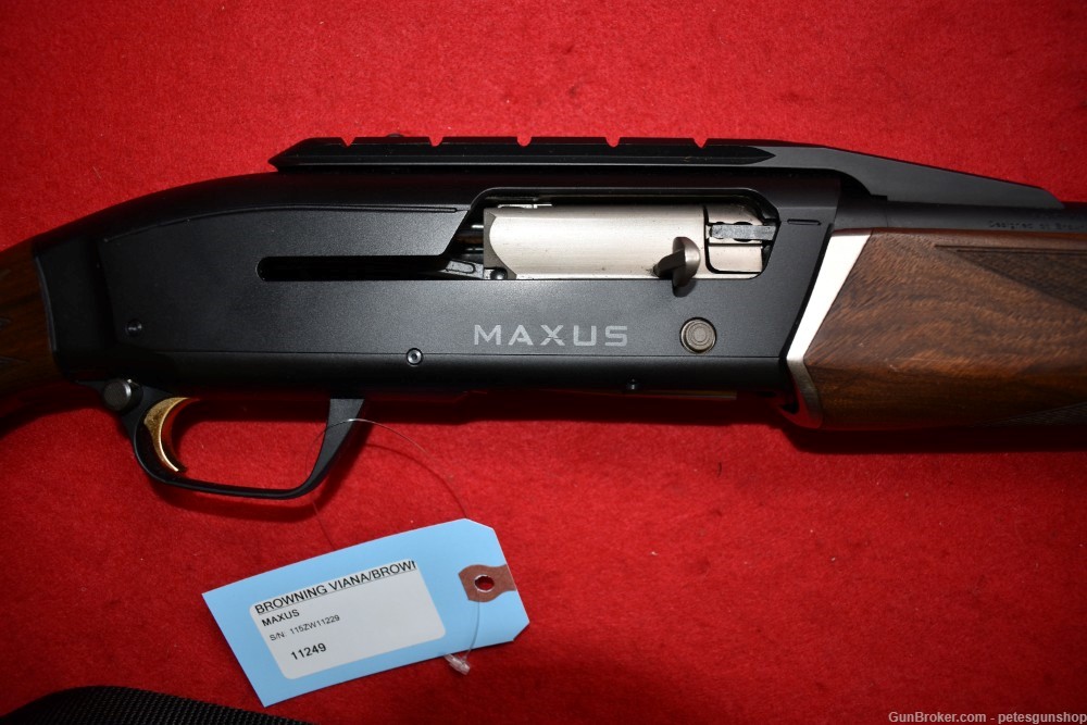 Browning Maxus Rifled Deer Gun 12 Ga, Like NEW! Penny START!-img-7