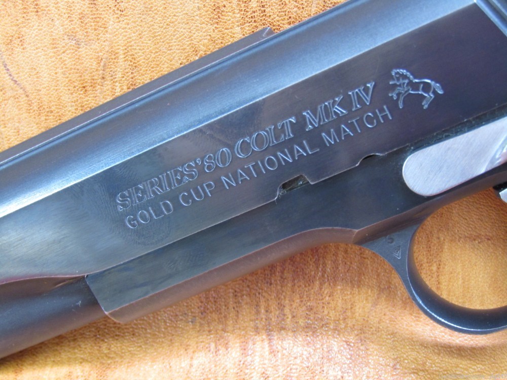 Colt Series 80 MK IV Gold Cup National Match 1911 45 ACP Semi Auto Pistol -img-12