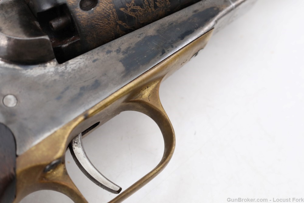 Colt Walker 1847 44 Cal Black Powder w/ Case AMAZING Italy NO FFL -img-35