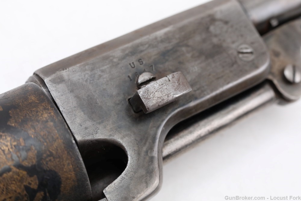 Colt Walker 1847 44 Cal Black Powder w/ Case AMAZING Italy NO FFL -img-40