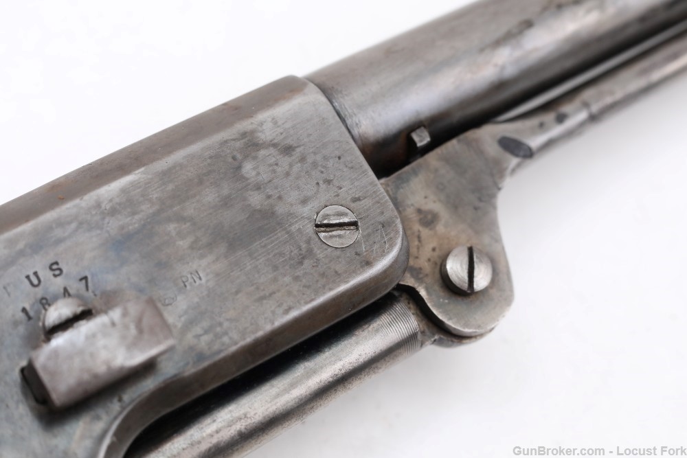 Colt Walker 1847 44 Cal Black Powder w/ Case AMAZING Italy NO FFL -img-41