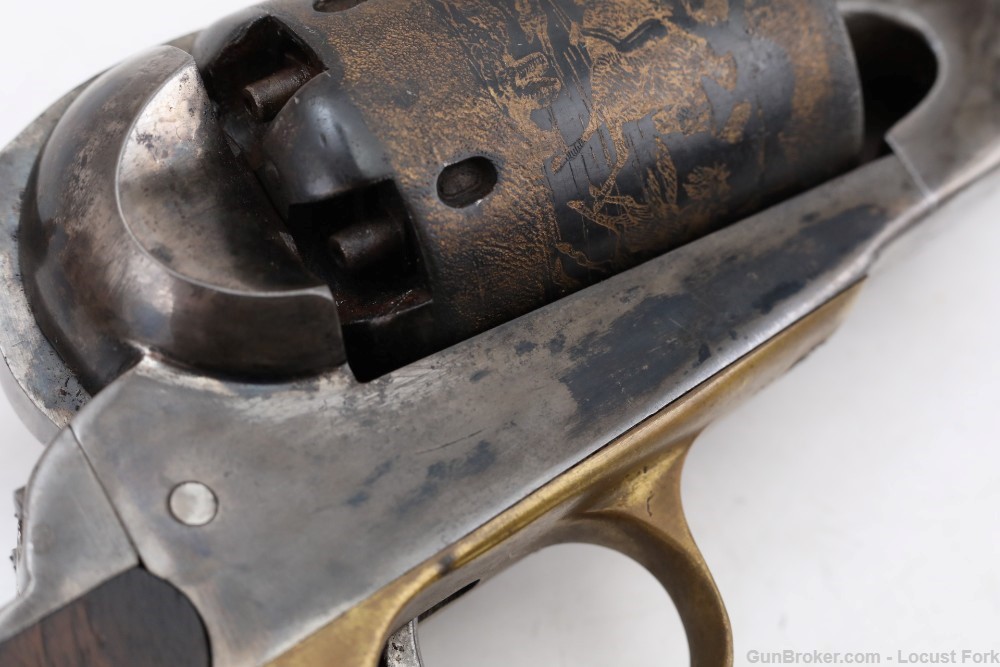 Colt Walker 1847 44 Cal Black Powder w/ Case AMAZING Italy NO FFL -img-34