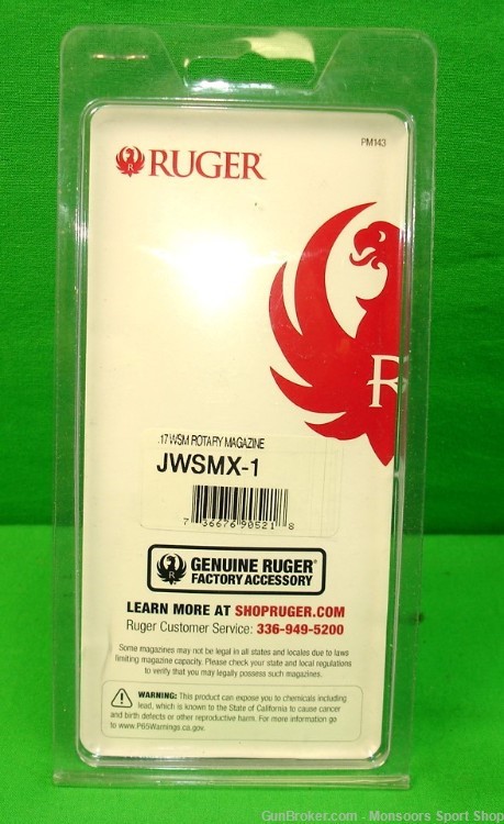 Ruger 17 WSM Rotary MAGAZINE Only - #JWSMX-1 - New Free Ship No CC Fees-img-1