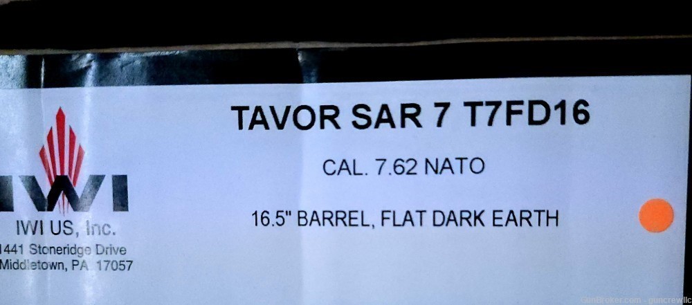NEW IWI T7FD16 Tavor SAR7 FDE NATO 7.62 308 16" Layaway FREE SHIP NO CC FEE-img-14