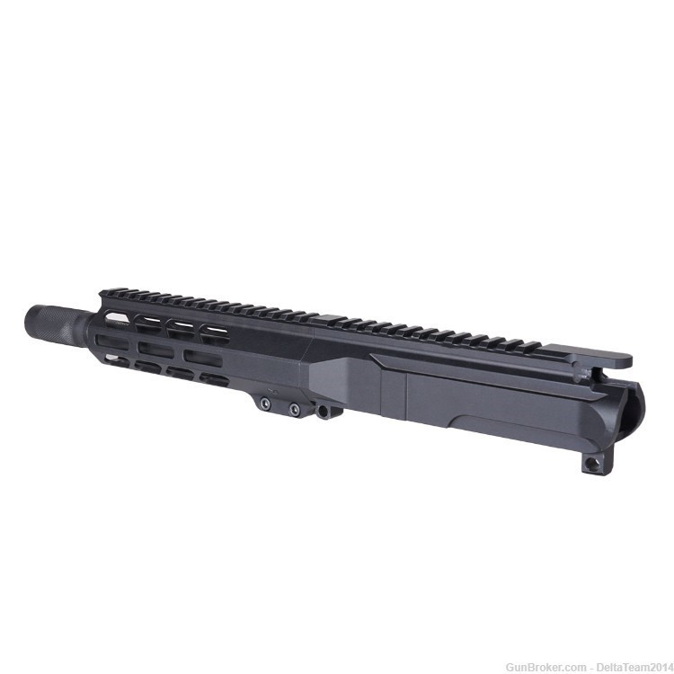 AR15 8" 10MM Pistol Complete Upper - Pistol Caliber Billet Upper Receiver-img-4