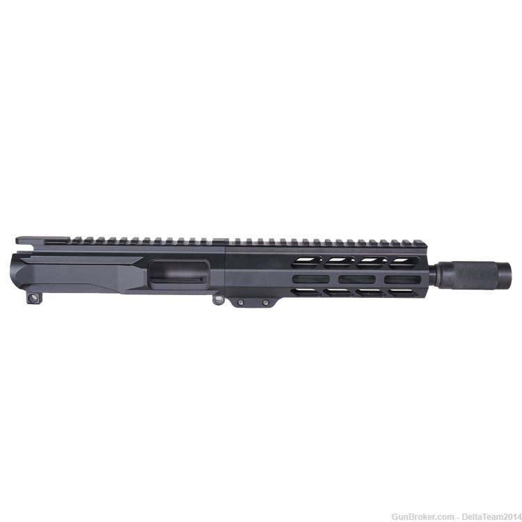 AR15 8" 10MM Pistol Complete Upper - Pistol Caliber Billet Upper Receiver-img-2