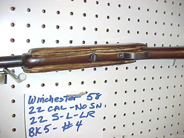 BK#5 Item 4 - Winchester Model 58 - 22 S-L-LR-img-5