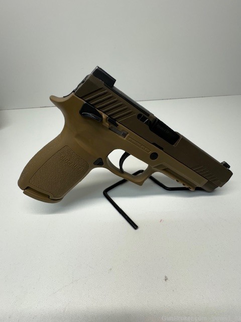 Sig Sauer P320 M17 FDE Two Mags 4.7" Barrel Penny! NR!-img-0
