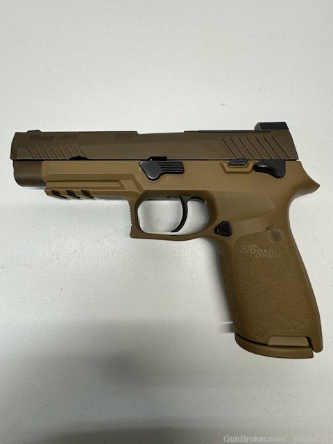 Sig Sauer P320 M17 FDE Two Mags 4.7" Barrel Penny! NR!-img-2