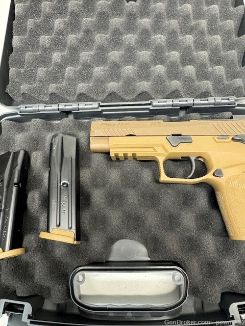 Sig Sauer P320 M17 FDE Two Mags 4.7" Barrel Penny! NR!-img-12