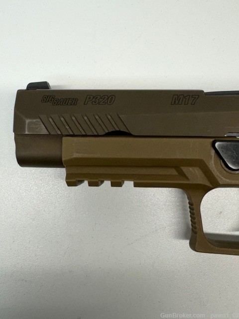 Sig Sauer P320 M17 FDE Two Mags 4.7" Barrel Penny! NR!-img-3