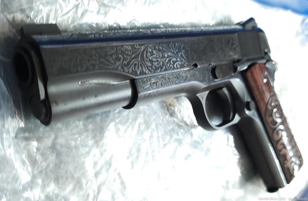 Colt TALO Ray Armand Jr Engraved 1911 45ACP o1970a1rfc 5" Layaway-img-22