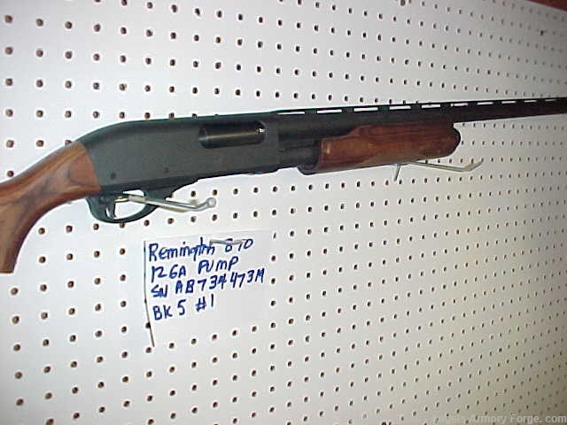 BK#5 Item#1 - Remington Model 870 - 12 Ga Pump Shotgun - Like New-img-2