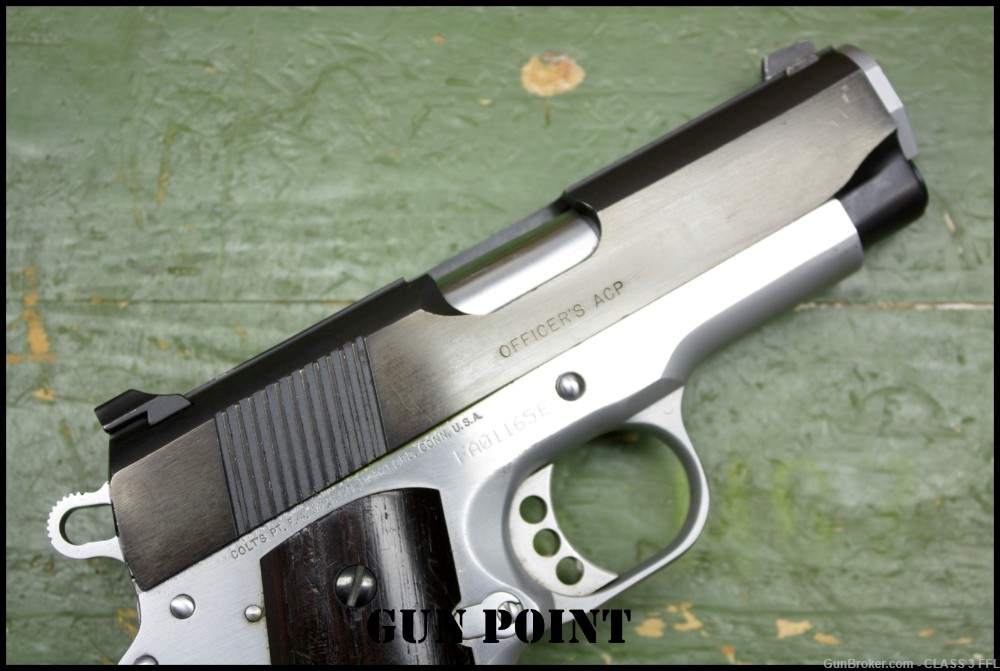 Colt 1911 Officers MK IV Series 80 45 ACP Bi-Tone SS *Penny* No Reserve !-img-4