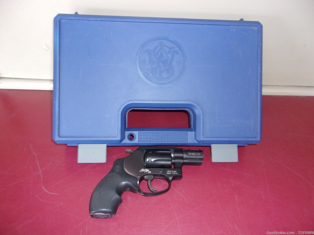 S&W 351PD AirLite PD .22 M.R.F. CTG 22 Magnum Revolver With Case Paperwork -img-9
