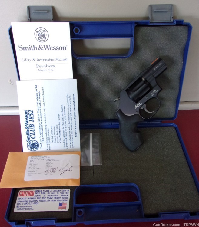 S&W 351PD AirLite PD .22 M.R.F. CTG 22 Magnum Revolver With Case Paperwork -img-8
