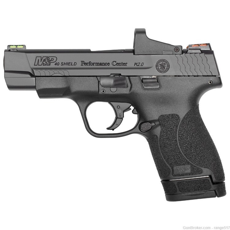 Smith & Wesson M&P40 Shield M2.0 40 S&W 4in BBL 7+1 11797 MP40 S&W RDS Blk-img-0