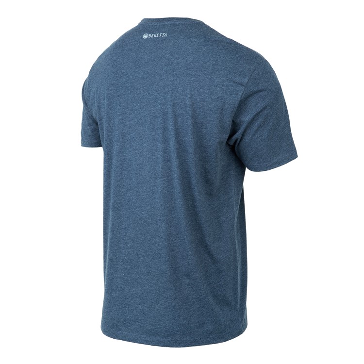 BERETTA Men Trident Logo SS T-Shirt, Color: Navy Heather, Size: XL-img-1