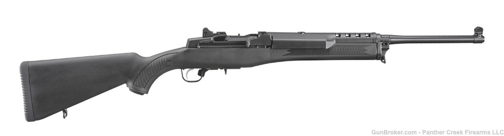 Ruger Mini-14 .223 Remington Black Synthetic - Blue/Black, 18.5" 5855 20+1-img-1