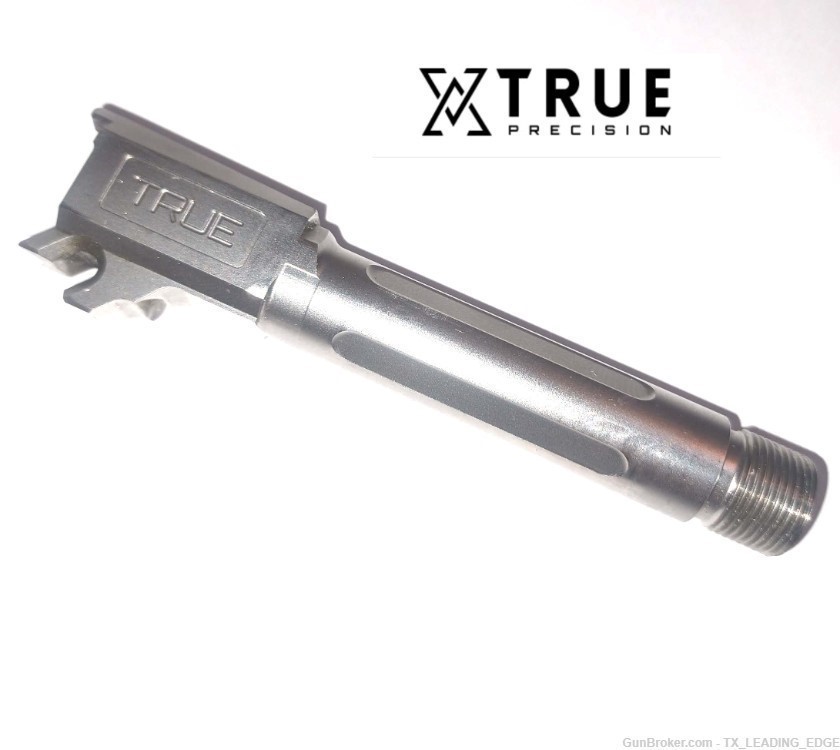 True Precision STAINLESS 9mm THREADED Fluted Barrel SIG SAUER 365 -img-0