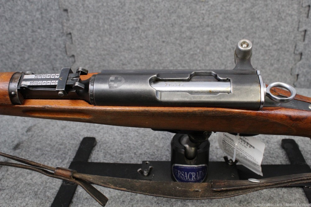 Swiss Surplus Model K31 7.5x55 Carbine Rifle with Matching Numbers-img-6