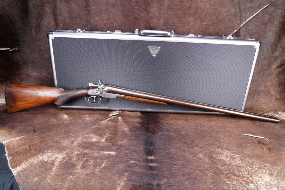 Belgian James Parker 12 GA 30” SxS Double Barrel Hammer Shotgun, C&R-img-6