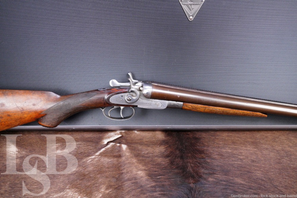 Belgian James Parker 12 GA 30” SxS Double Barrel Hammer Shotgun, C&R-img-0