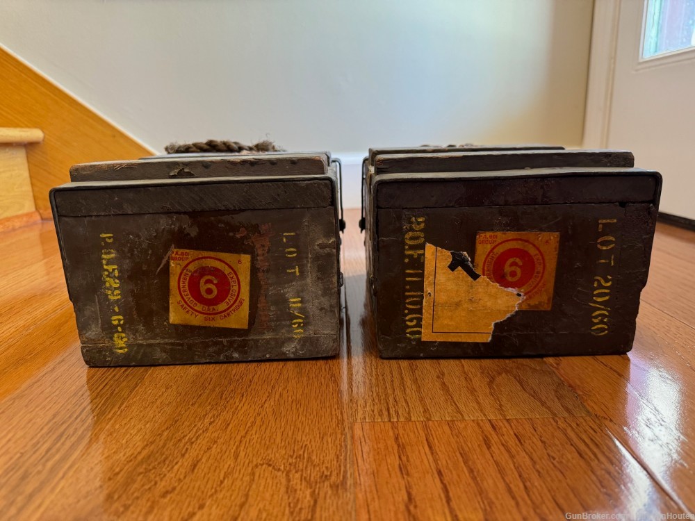 2 British India Enfield 410 Ammo Crates 360 Rounds-img-3