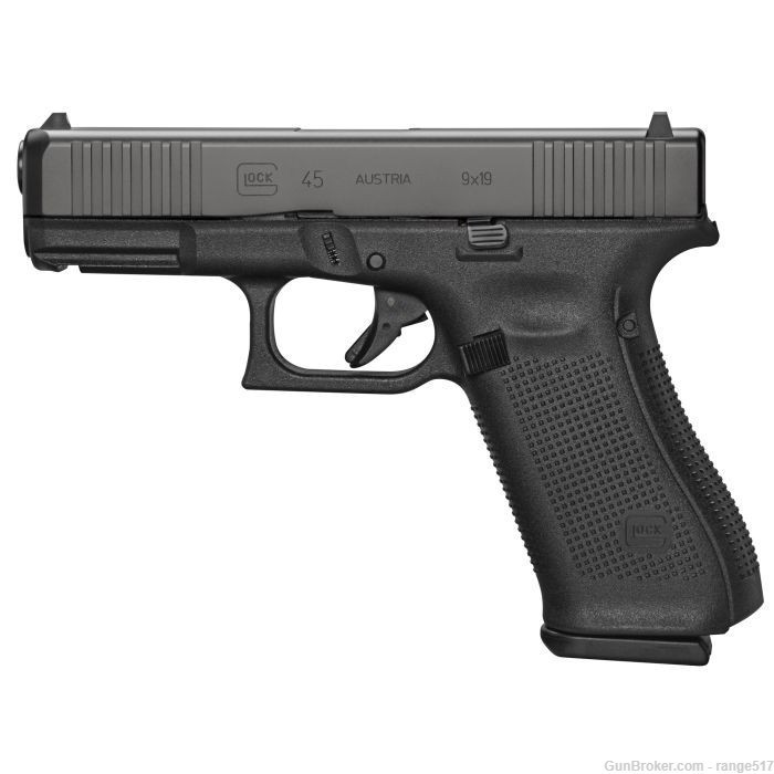 Glock G45 9mm Gen 5 17+1 Blk 3 Mags PA455S203 Glock G 45 G5 9x19 FS 9 mm-img-0