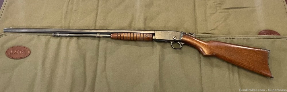 Remington Model 12 22 S L LR Pump Action Rifle 24" Octagon Barrel-img-0