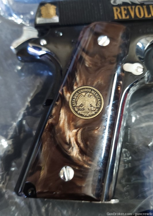 Colt SK Customs Pancho Villa 1911 38 Super Engraved 24K Gold 5" Layaway-img-16