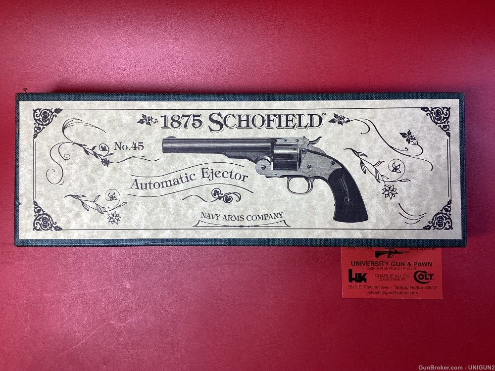 Navy Arms Co. 1875 Schofield U.S. Calvary Model (Uberti) 45 Long Colt-img-3
